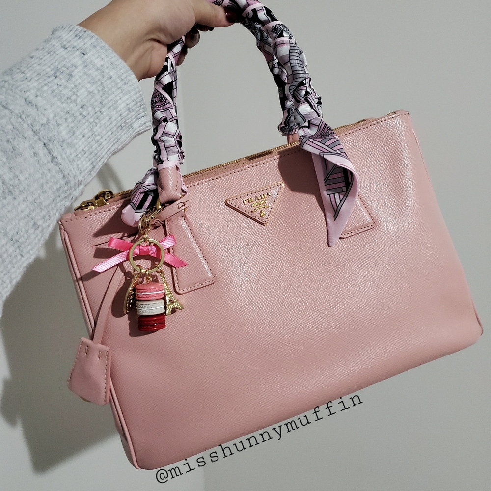 Authentic Prada Orchidea Pink Small Galleria Tote